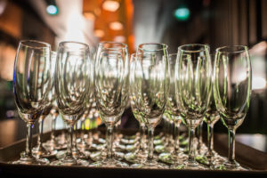 Champagne Glasses for Catered Party Melbourne